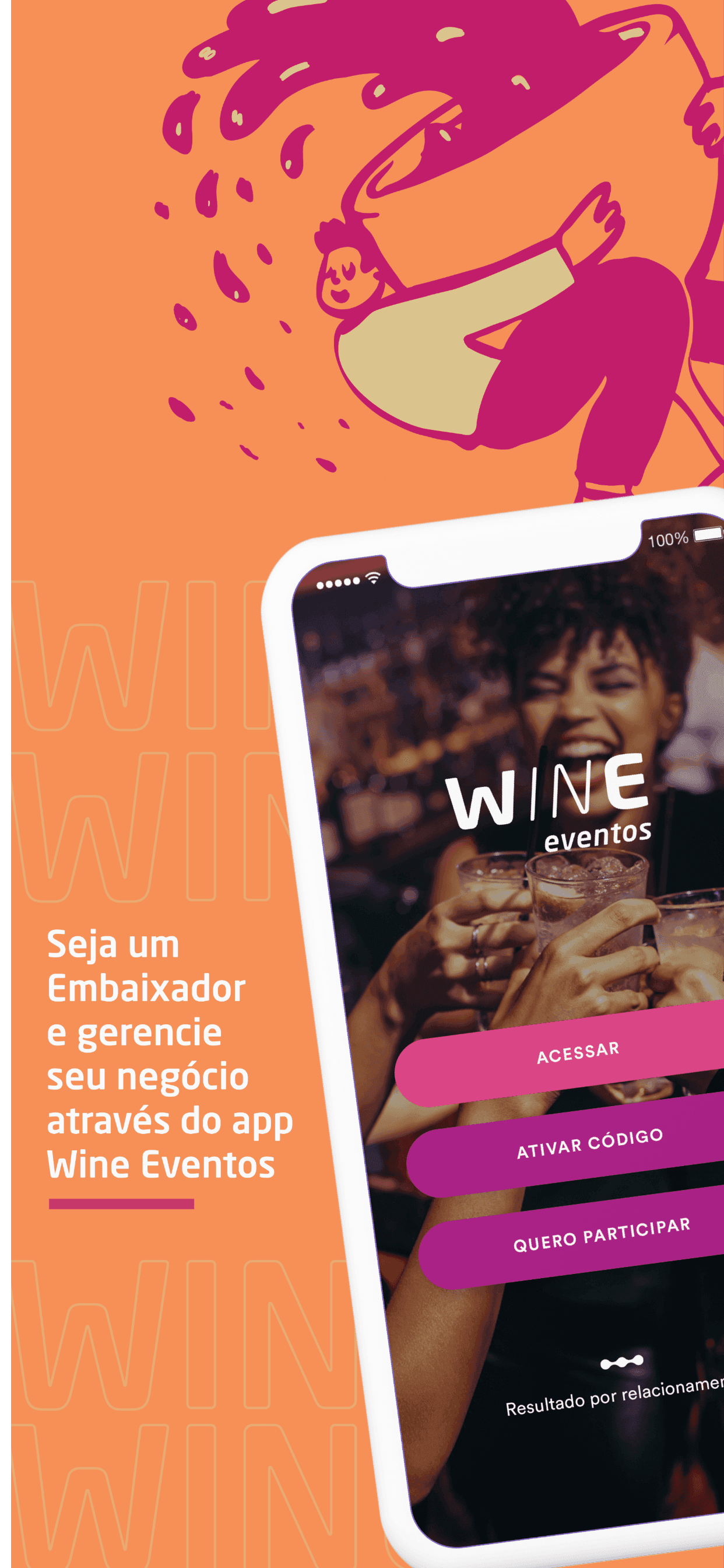 Wine Eventos screen 1